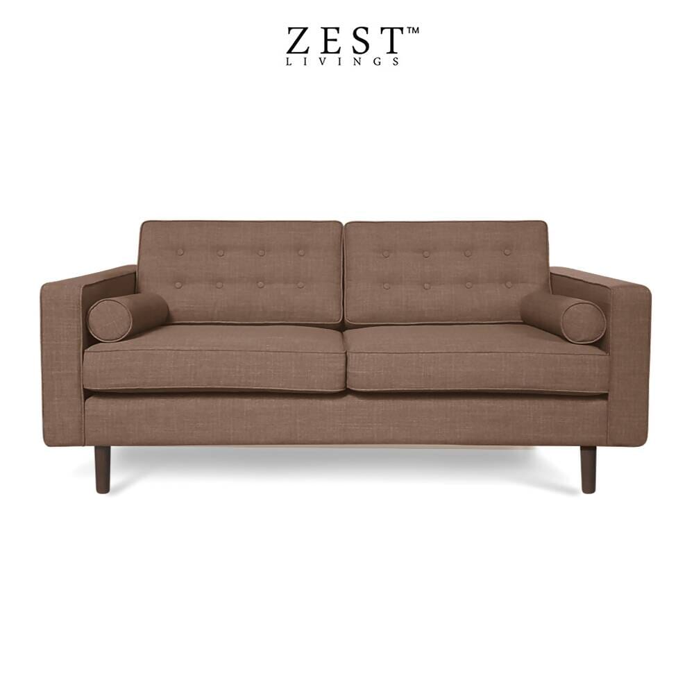 Tatler 2 Seater Sofa | European Style Sofa Zest Livings Online Light Brown 