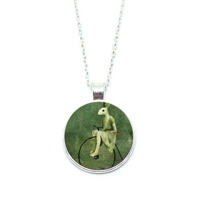 Mythical Rabbitgirl On Wheel Necklace - Necklaces - Paperdaise Accessories - Naiise