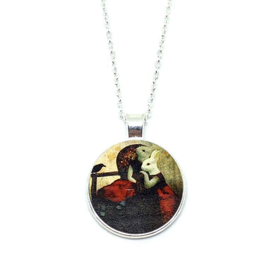 Mythical Rabbitgirls on Throne Necklace - Necklaces - Paperdaise Accessories - Naiise
