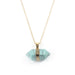 Turquoise Hexagonal Necklace Necklaces Colour Addict Jewellery 