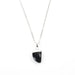 Black Onyx Claw Necklace in White Gold Necklaces Colour Addict Jewellery 