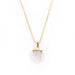 Rose Quartz Claw Necklace in Yellow Gold Necklaces Colour Addict Jewellery 