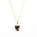Tigers Eye Claw Necklace in Yellow Gold Necklaces Colour Addict Jewellery 