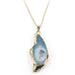 Sliced Blue Agate Necklace Necklaces Colour Addict Jewellery 