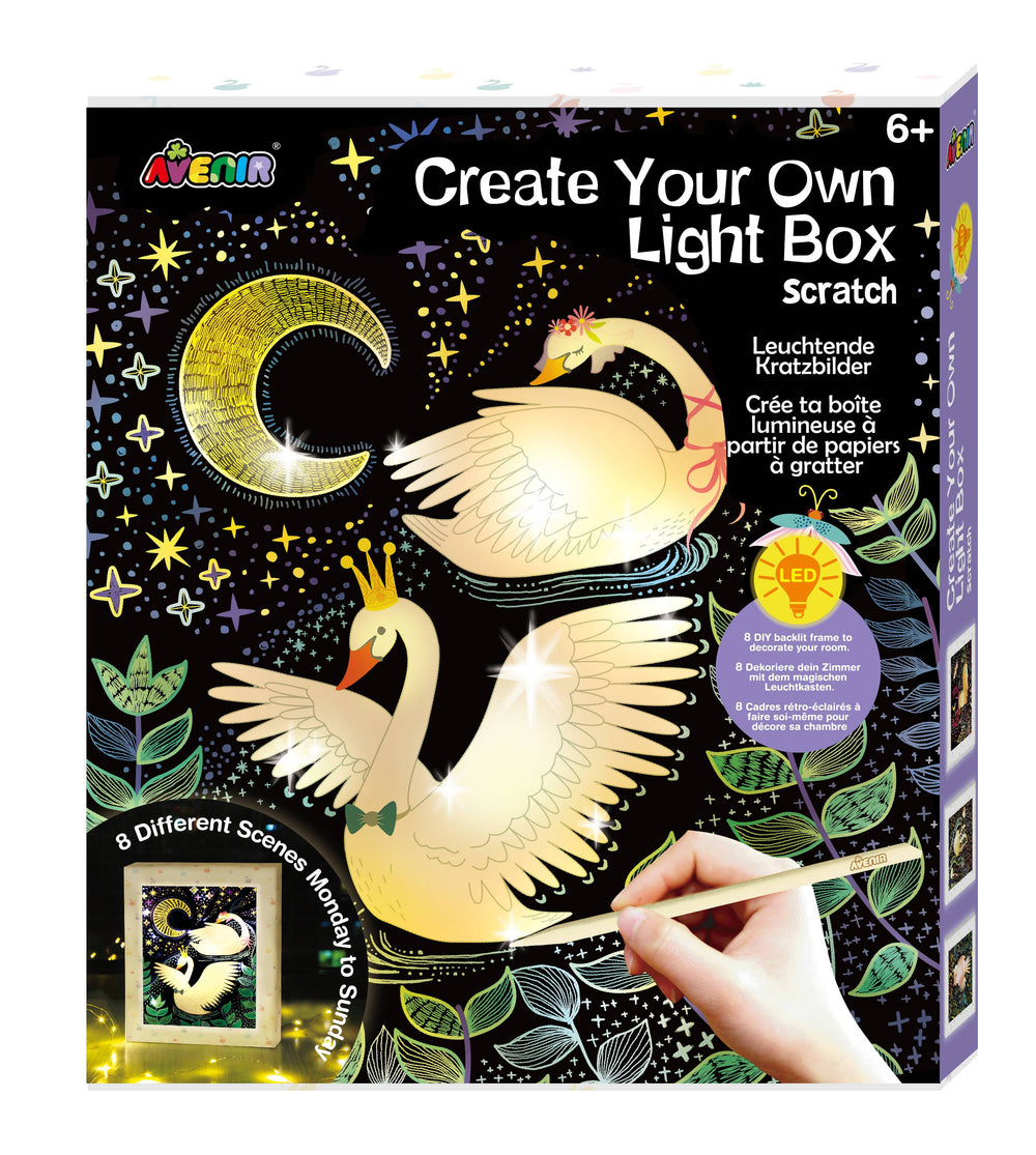 Avenir Scratch Create Your Own Light Box DIY Crafts DUCKS N CRAFTS 