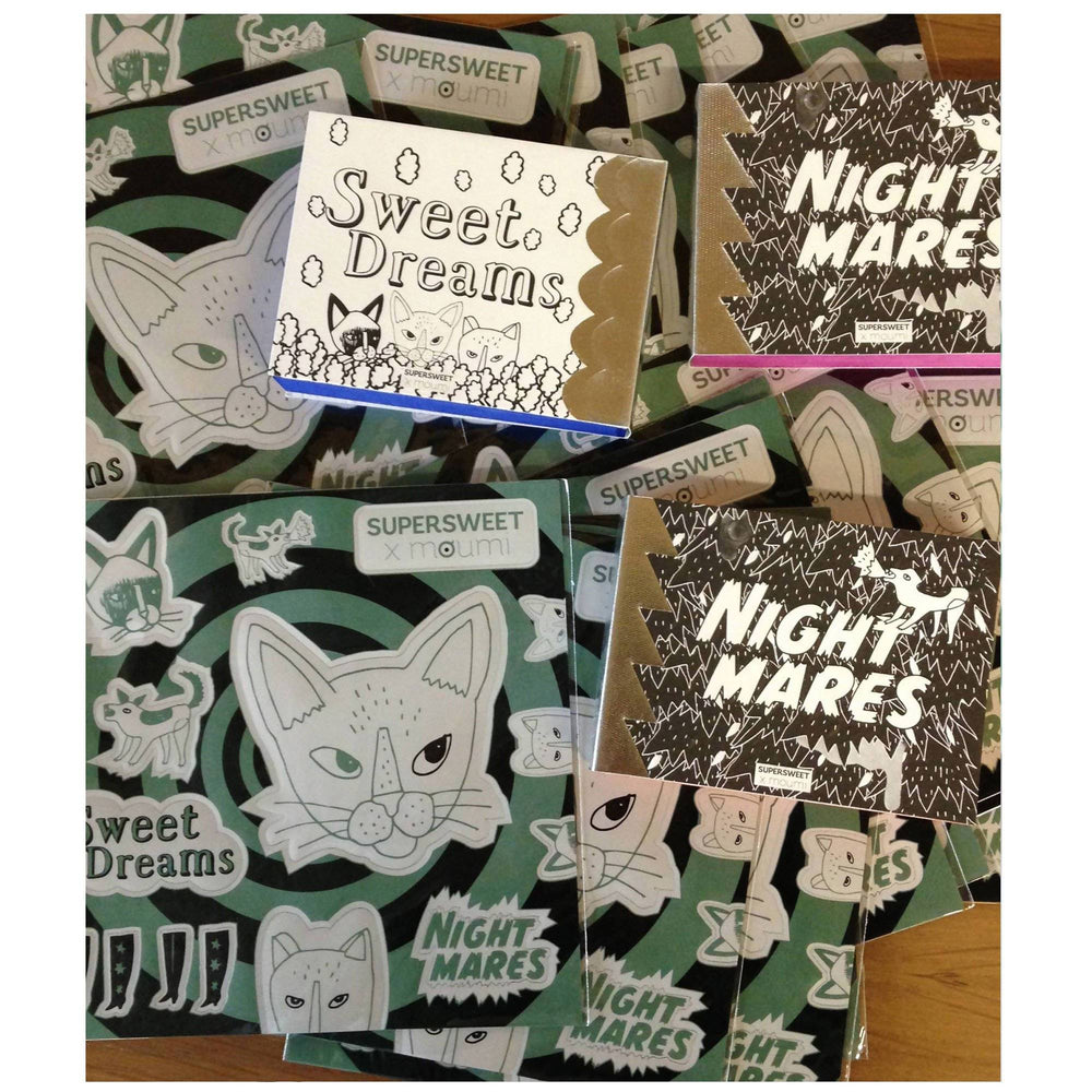 Nightmares/Sweet Dreams Sticker - Stickers - By Moumi - Naiise