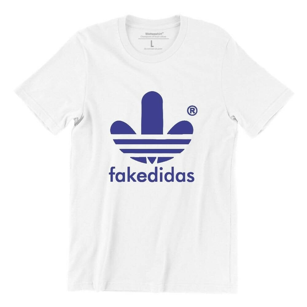 Fakedidas Crew Neck S-Sleeve T-shirt Local T-shirts Wet Tee Shirt / Uncle Ahn T / Heng Tee Shirt / KaoBeiKing / Salty 