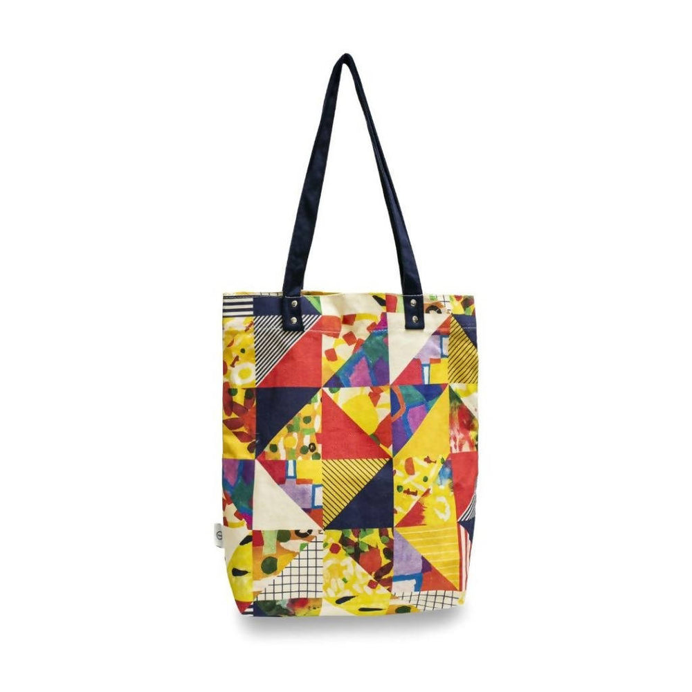 COLOURS OF LIFE CANVAS TOTE BAG Local Tote Bags JOURNEY 