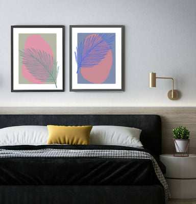 Wall art print : Inspired by nature (Pink) Prints Prints@ARoomful 