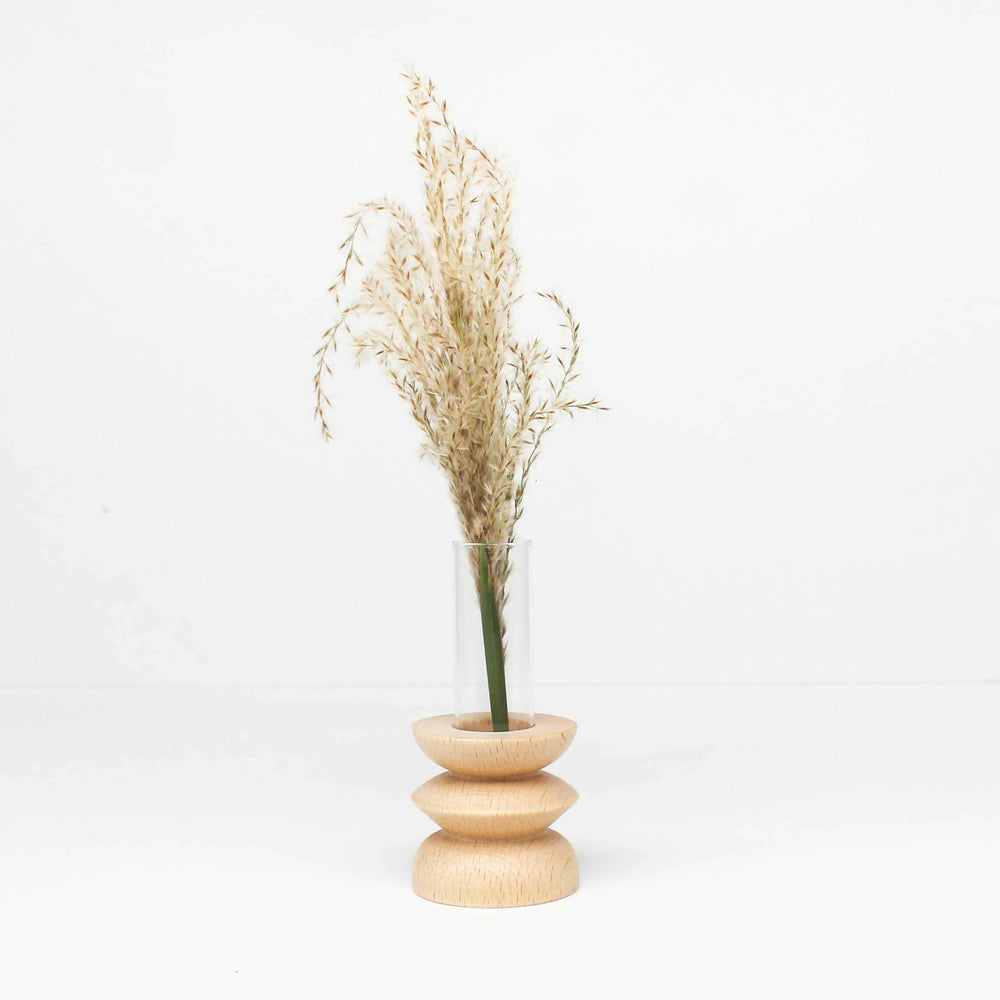 Totem Wooden Table Vase - Short Nº 3 Home Decor 5mm Paper 