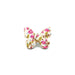 Pink Floral Butterfly Wooden Brooch - Brooches - Paperdaise Accessories - Naiise