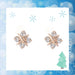 Kisses From Heaven (Snowflake) Earrings - Earring Studs - Forest Jewelry - Naiise