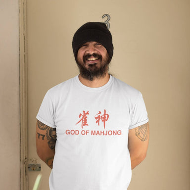 God of Mahjong Crew Neck S-Sleeve T-shirt - Local T-shirts - Wet Tee Shirt / Uncle Ahn T / Heng Tee Shirt / KaoBeiKing - Naiise