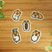 Golden Hamsters Sticker Pack Stickers dchtoons 