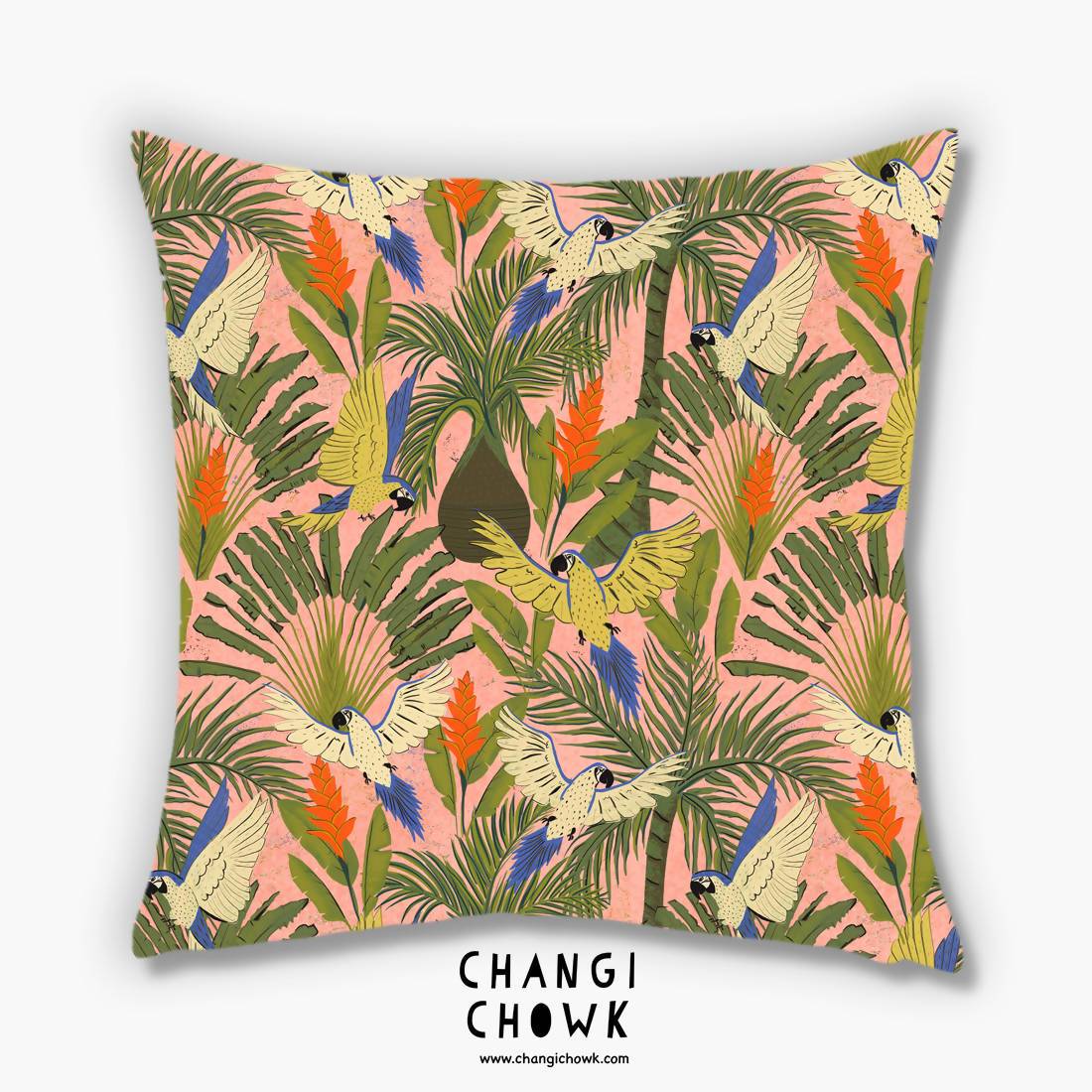 Cushion Cover - Tropical Paradise - Cushion Covers - Changi Chowk - Naiise