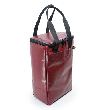 Upcycled Wine Cooler Bag Wine Accessories Java Eco Project Red 