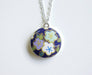 Sakura Miyuki Handmade Fabric Button Necklace - Necklaces - Paperdaise Accessories - Naiise