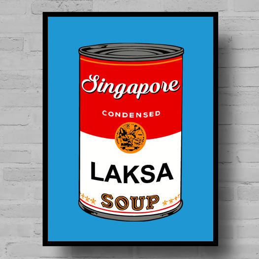 Singapore Campbells Soup Print - Local Prints - Big Red Chilli - Naiise