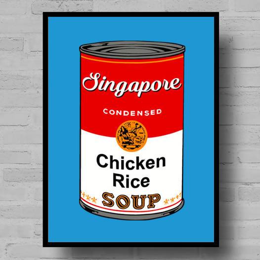 Singapore Campbells Soup Print - Local Prints - Big Red Chilli - Naiise