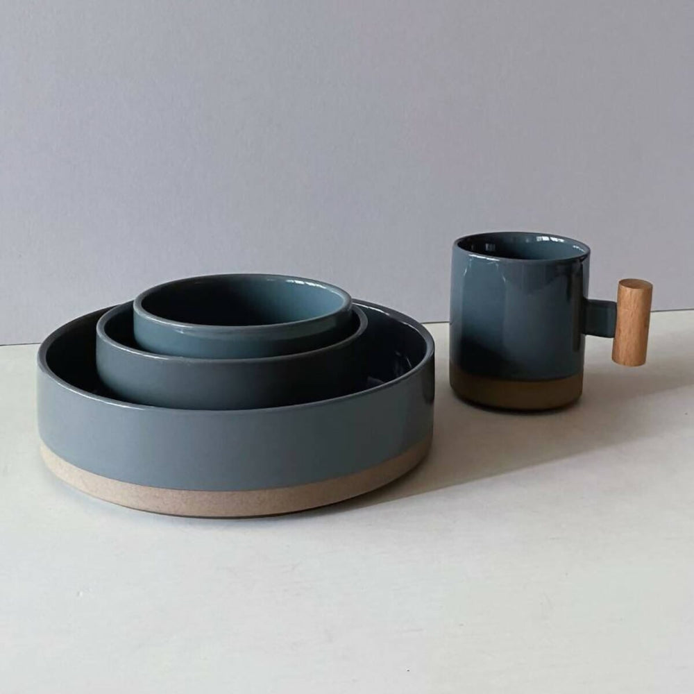 Homme Series Ceramic Bowls Bowls Curates Co Homme Series Set 