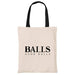 Huge Balls Cotton Tote Bag Local Tote Bags Wet Tee Shirt / Uncle Ahn T / Heng Tee Shirt / KaoBeiKing Canvas Square CanvasnUnbleachedn31cm X 33cm 
