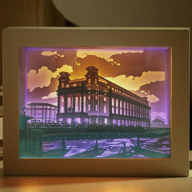 The Fullerton 1930 - Lighted Paper Frame - DIY Crafts - Blue Stone Craft - Naiise