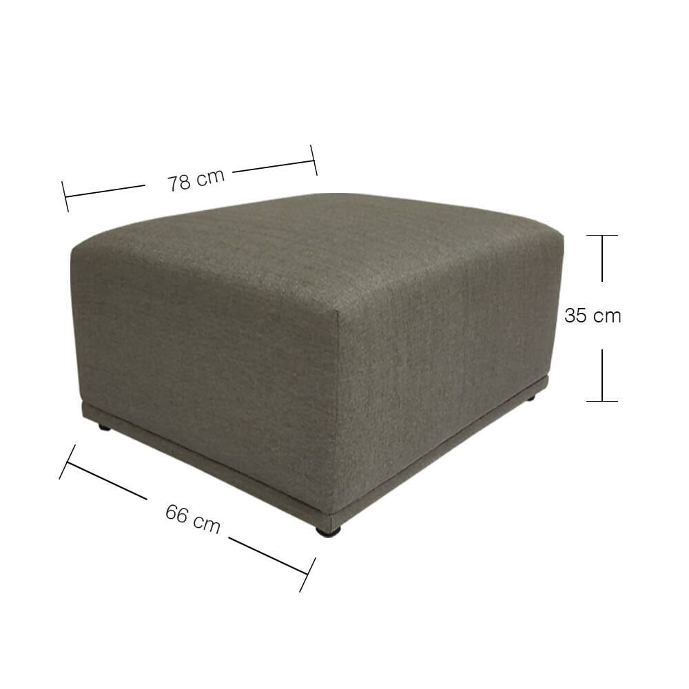Moota Ottoman | High Quality EcoClean Fabric Stools Zest Livings Online 