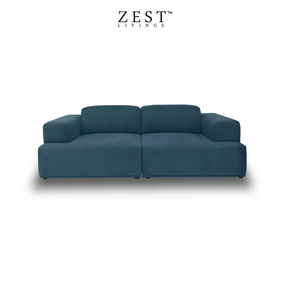 Bark 3 Seater Sofa | Beautiful Comfortable Design Sofa Zest Livings Online Navy Blue 