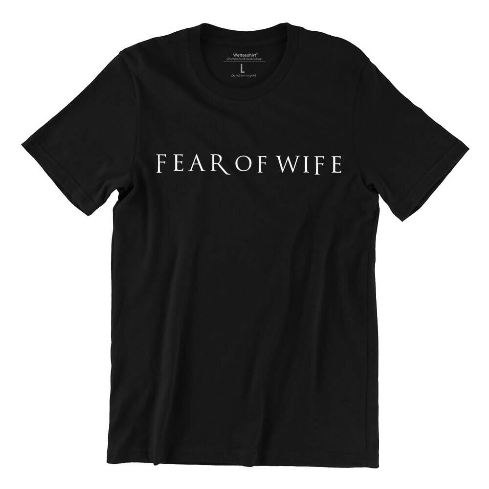 Fear of Wife Crew Neck S-Sleeve T-shirt Local T-shirts Wet Tee Shirt / Uncle Ahn T / Heng Tee Shirt / KaoBeiKing / Salty 