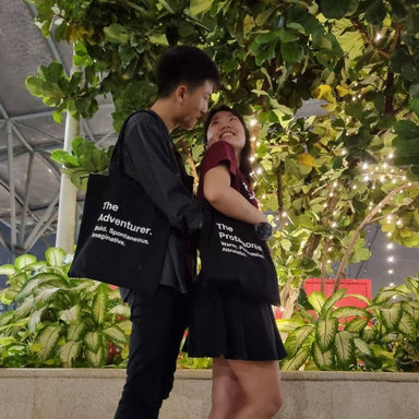 Valentine's Special: Couple's matching MBTI tote bags Tote Bags Sixteen SG 