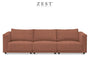 Switch 4 Seater Sofa | Modular Sofa | EcoClean Fabric Sofa Zest Livings Online Redwood 
