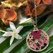 Butterfly Garden Pendant in Rose Gold Plating Pendants Forest Jewelry 