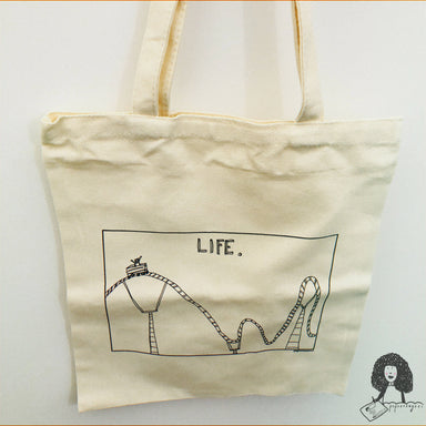 "Life" Tote Bag Tote Bags poposuseyssi 