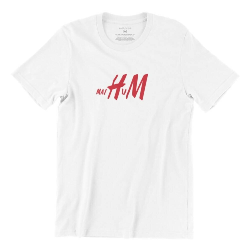 [Clearance Sales] Mai Hum Crew Neck S-Sleeve T-shirt Local T-shirts Wet Tee Shirt 