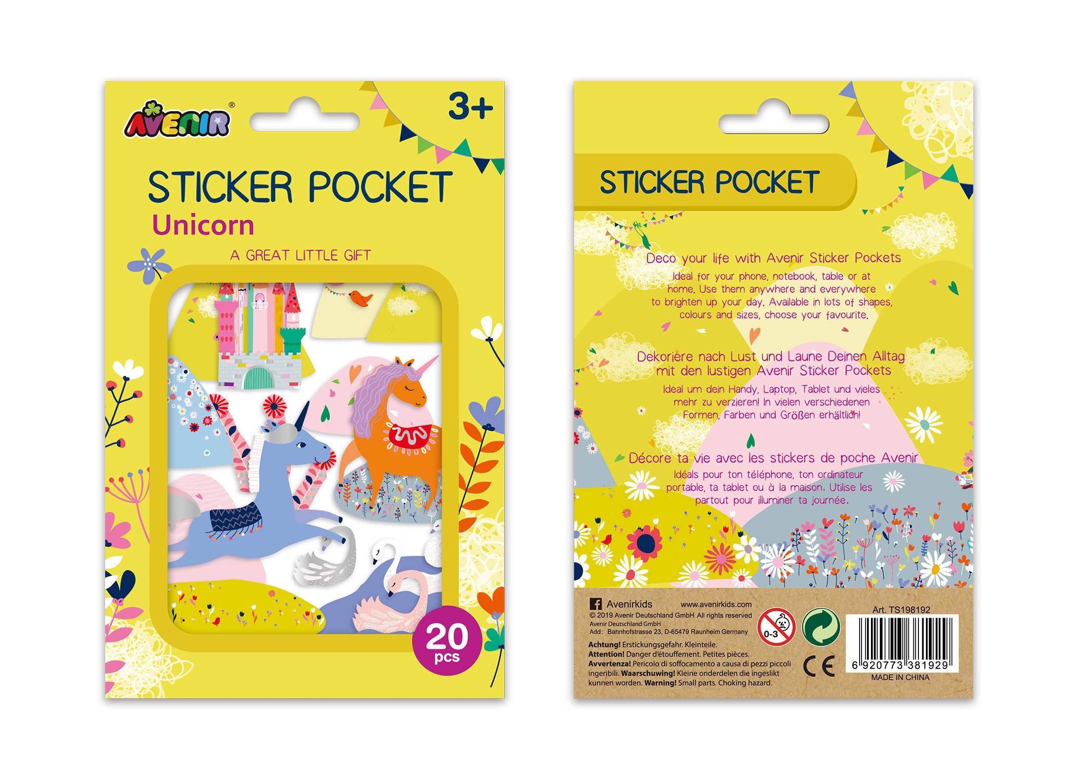 Avenir Sticker Pocket Stickers DUCKS N CRAFTS 