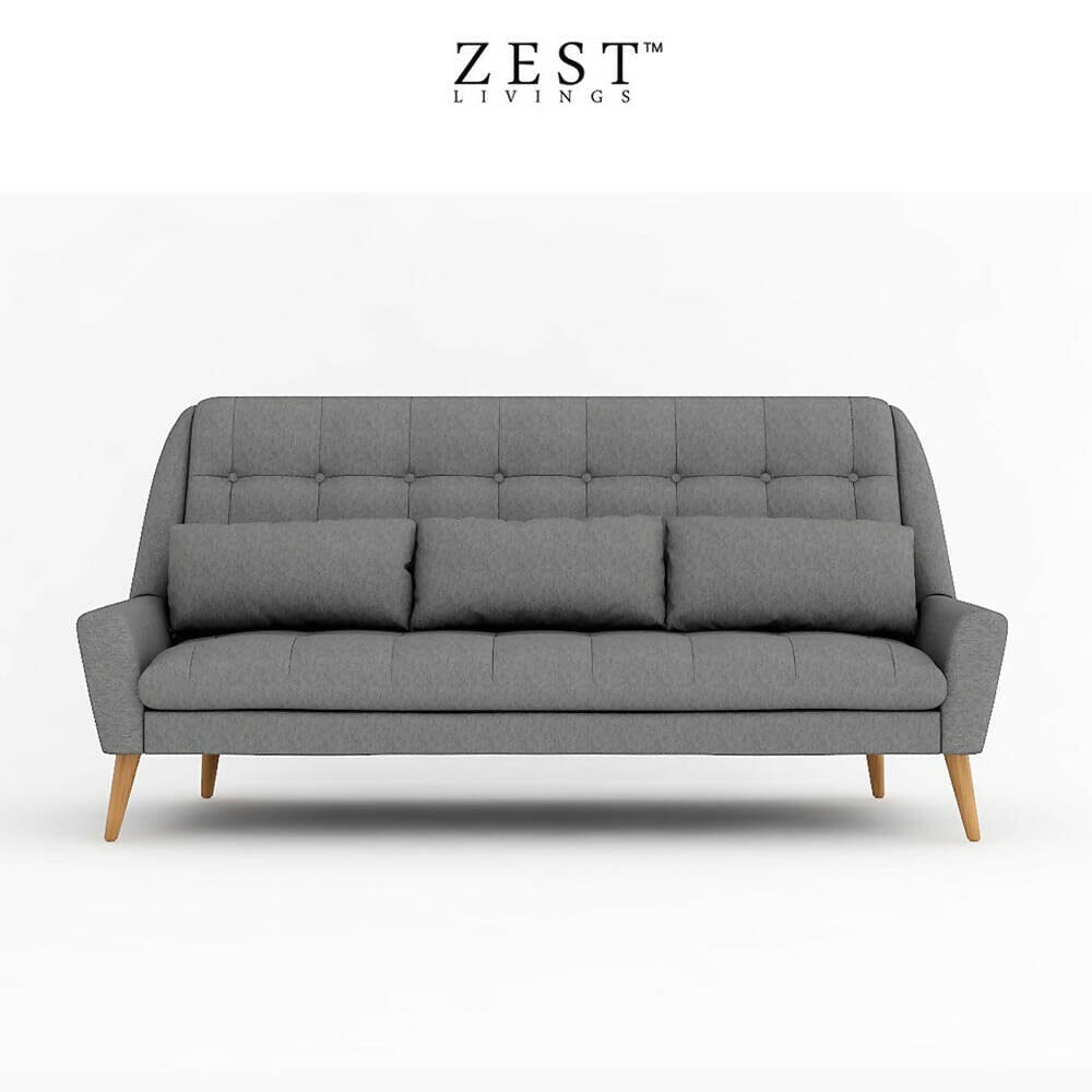 Hope 2.5 Seater Sofa | Scandinavian Design Sofa Zest Livings Online Light Grey 