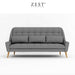 Hope 2.5 Seater Sofa | Scandinavian Design Sofa Zest Livings Online Light Grey 