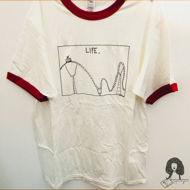 "Life" Ringer T-Shirt T-shirts poposuseyssi 