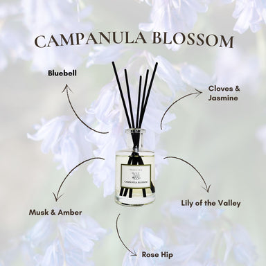Campanula Blossom Reed Diffuser (180ml) Reed Diffusers Pristine Aromaq0ysv982 