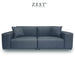 Moota 3 Seater Sofa | Modular Sofa | EcoClean Fabric Sofa Zest Livings Online Frost Blue 