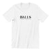Huge Balls Crew Neck S-Sleeve T-shirt Local T-shirts Wet Tee Shirt / Uncle Ahn T / Heng Tee Shirt / KaoBeiKing White XS 