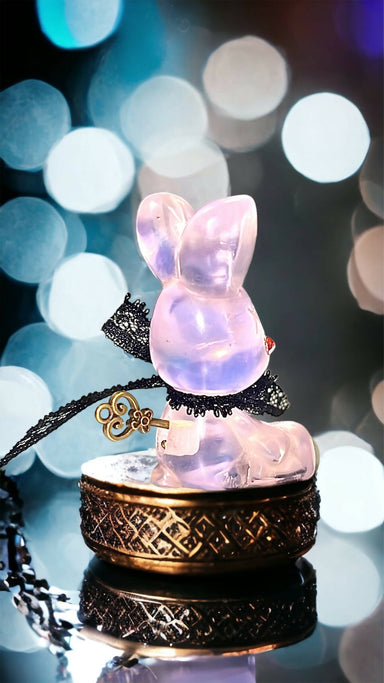 The Voo-Bït Custom Made Halloween Series Bunny Crystal Carvings Home Decor So Cristallized by Lena 