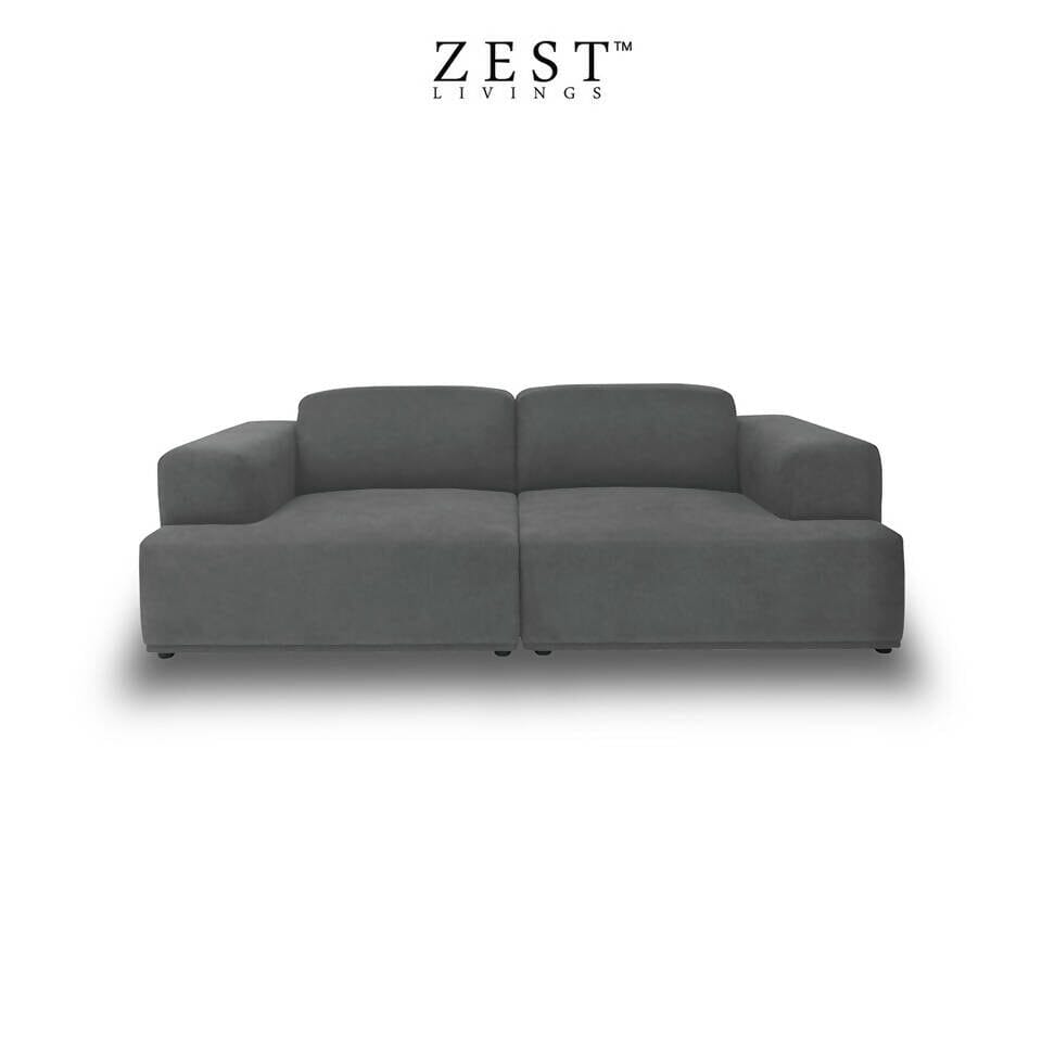 Bark 3 Seater Sofa | Beautiful Comfortable Design Sofa Zest Livings Online Dark Grey 