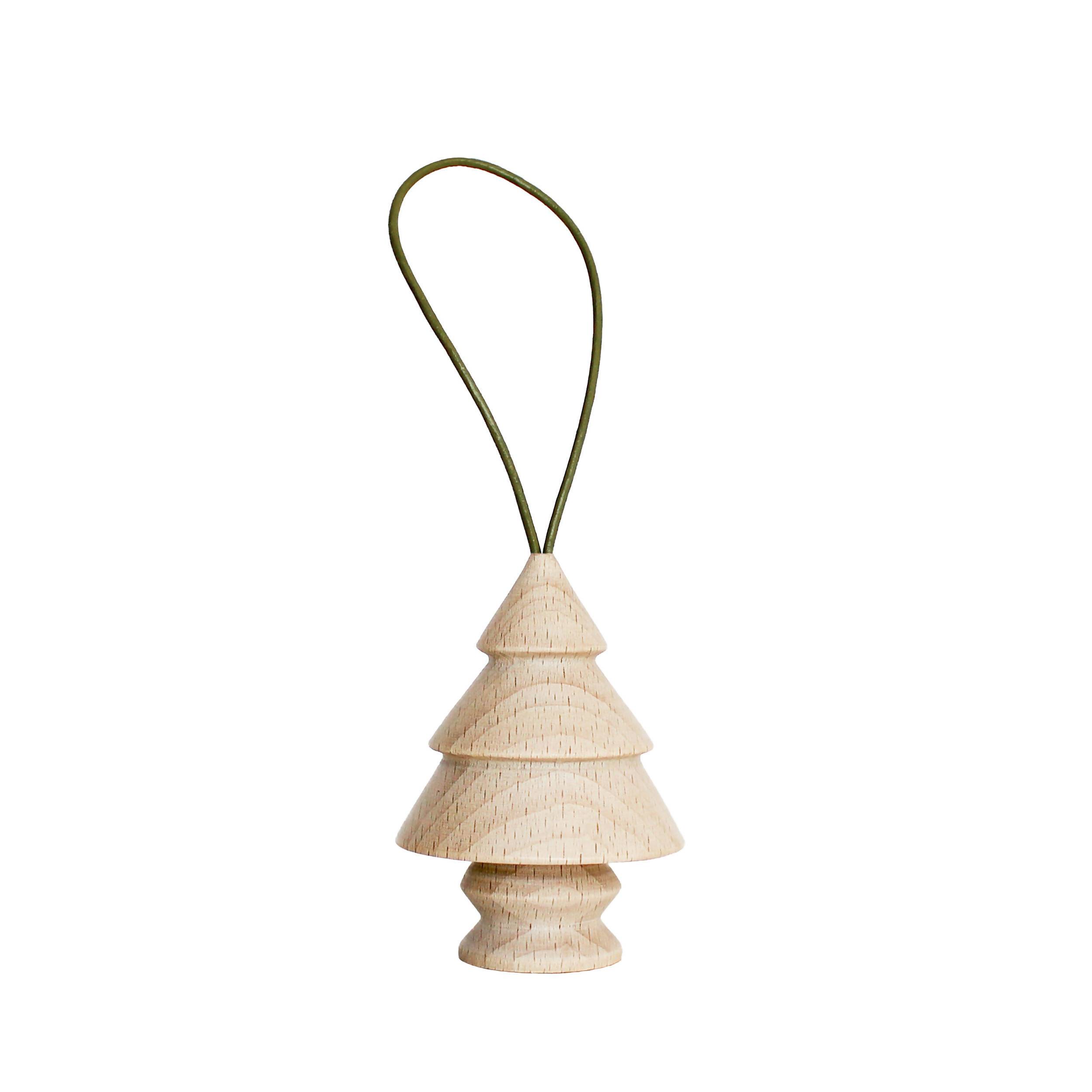 Wooden Christmas Tree Hanger - Tree Nr. 6 Home Decor 5mm Paper Pistachio 