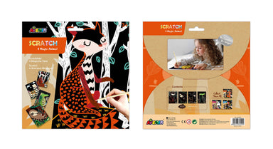 Avenir Magic Animal Scratch Art Kids Activity Kits DUCKS N CRAFTS 